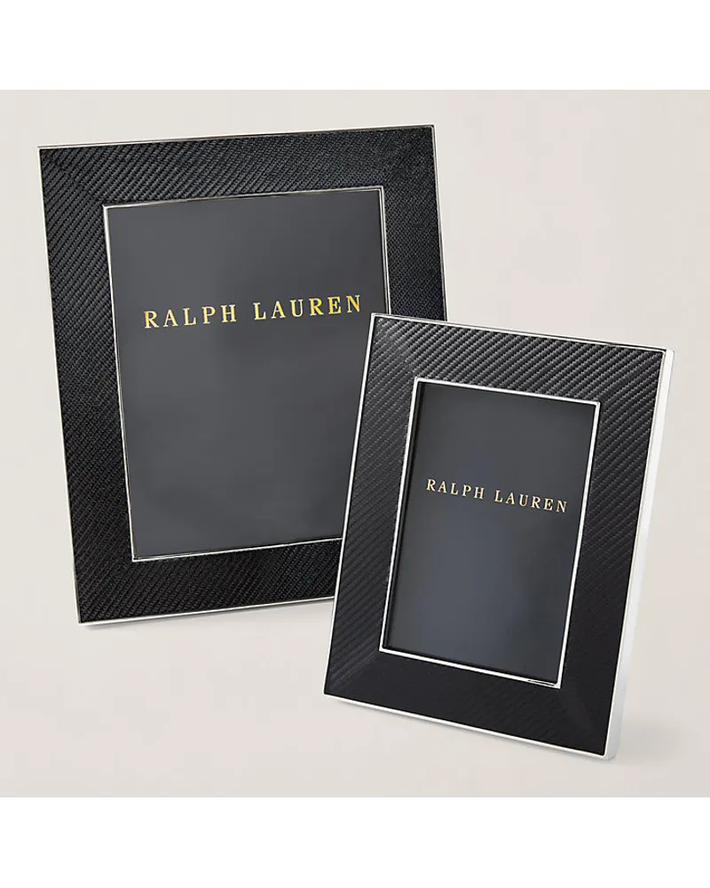 Ralph Lauren Home Lederbildrahmen Sutton Black