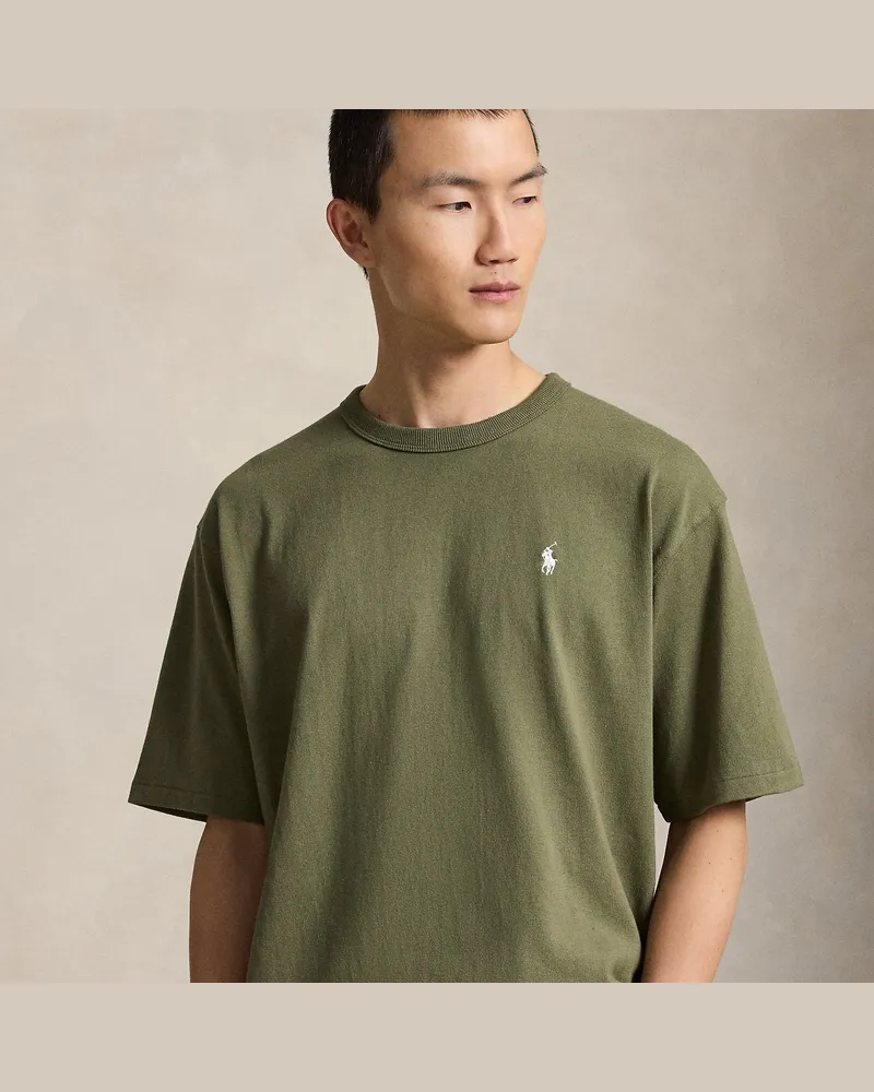 Ralph Lauren Relaxed-Fit Rundhals-T-Shirt aus Jersey Green