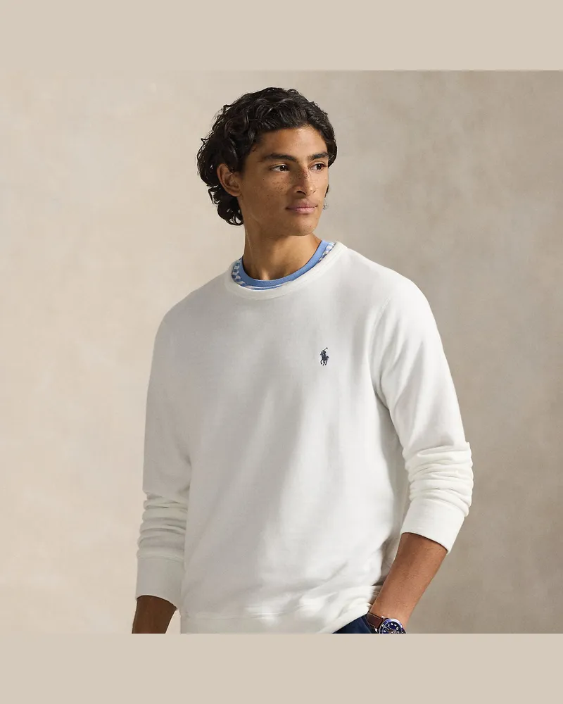 Ralph Lauren Sweatshirt aus French-Terry White