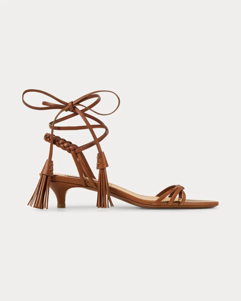 Ralph Lauren Polierte Sandale Alexandrea Brown