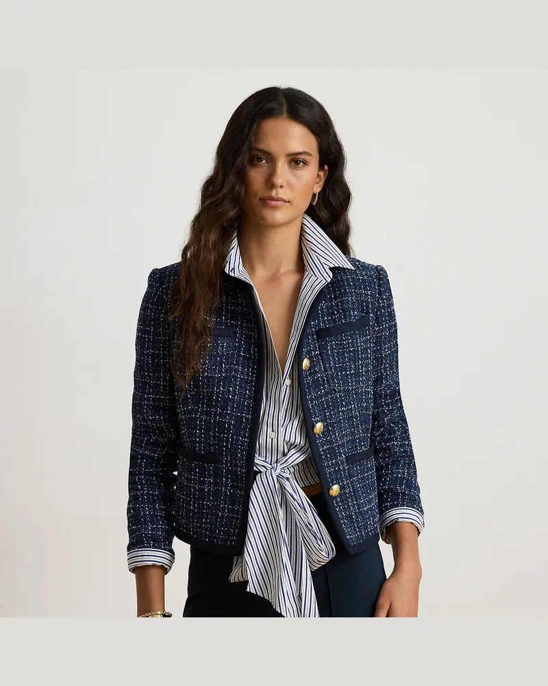 Ralph Lauren Kurze Jacke aus Bouclé Multi