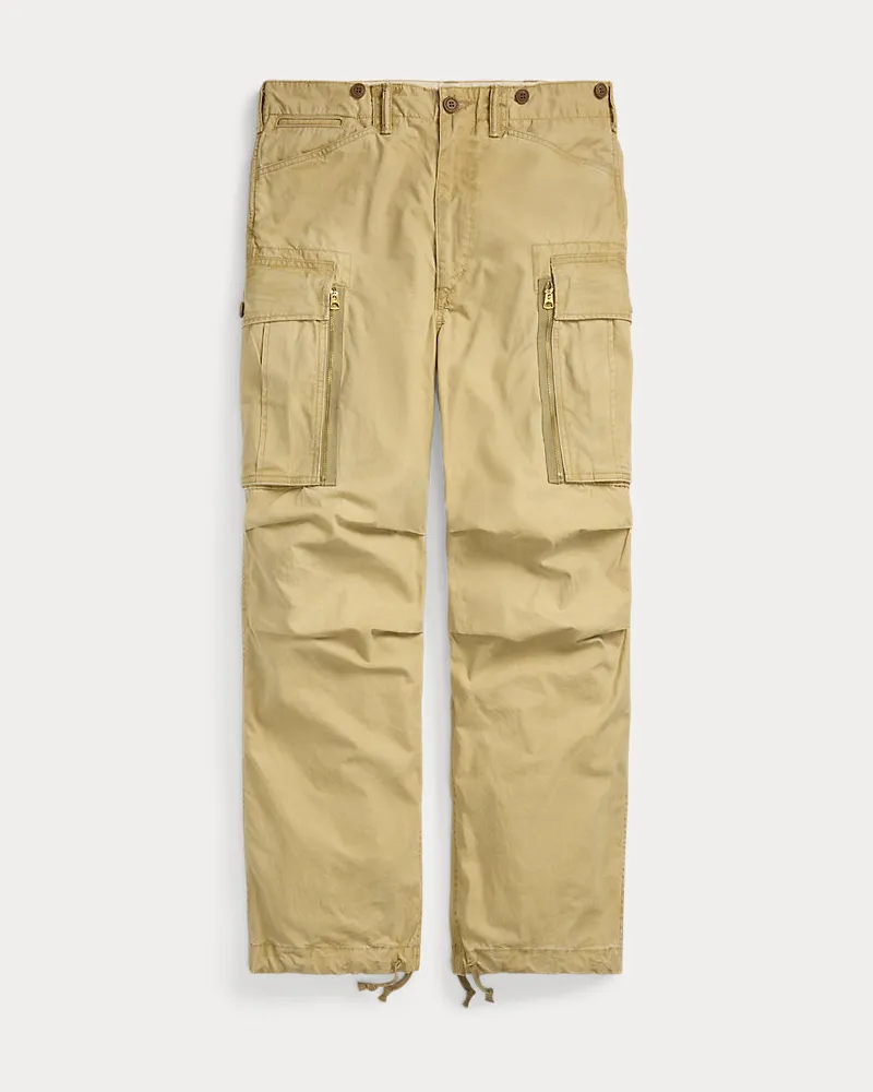 Ralph Lauren Cargohose Ranger aus Popeline Tan