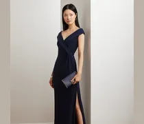 Schulterfreies Abendkleid aus Jersey