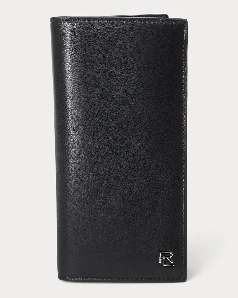 Ralph Lauren Brieftasche aus Lammleder Black
