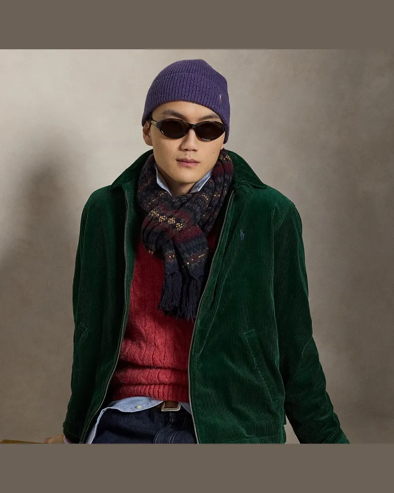 Ralph Lauren Die Jacke Wynton aus Kordsamt Green