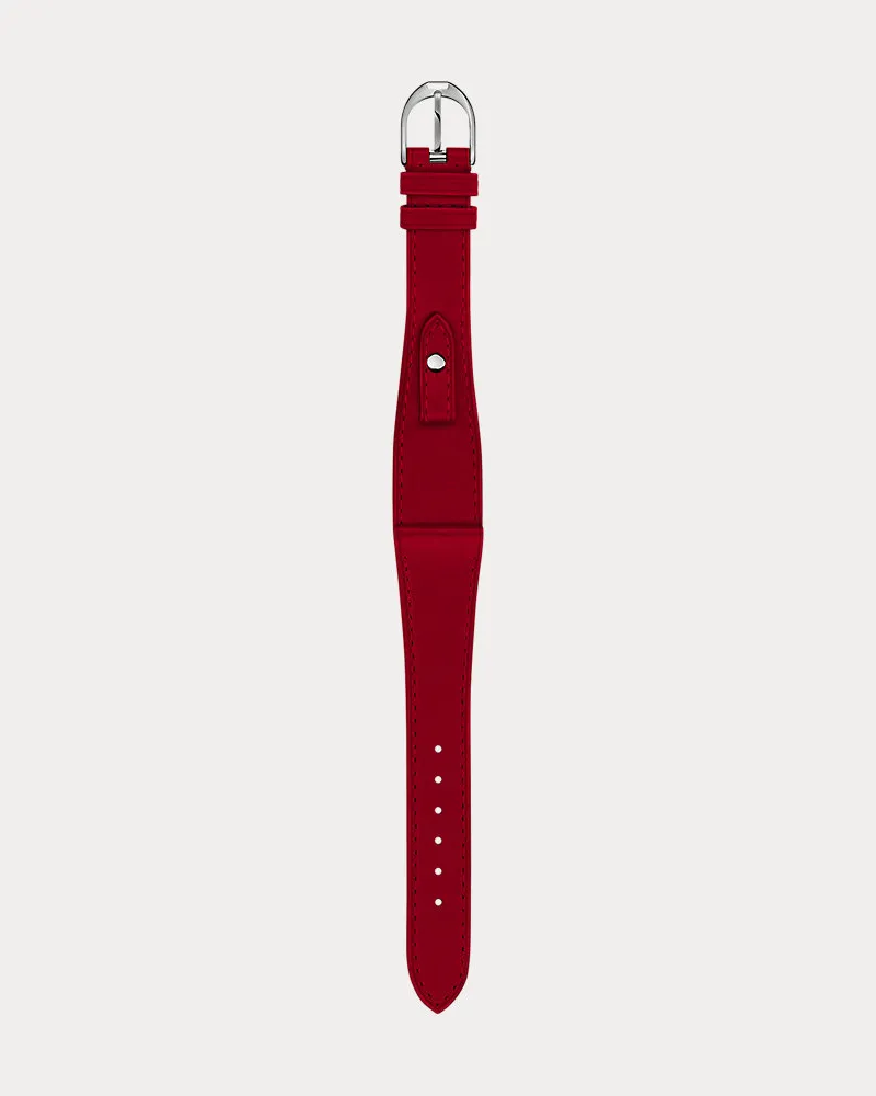 Ralph Lauren Small-Stirrup-Armband aus Kalbsleder Red