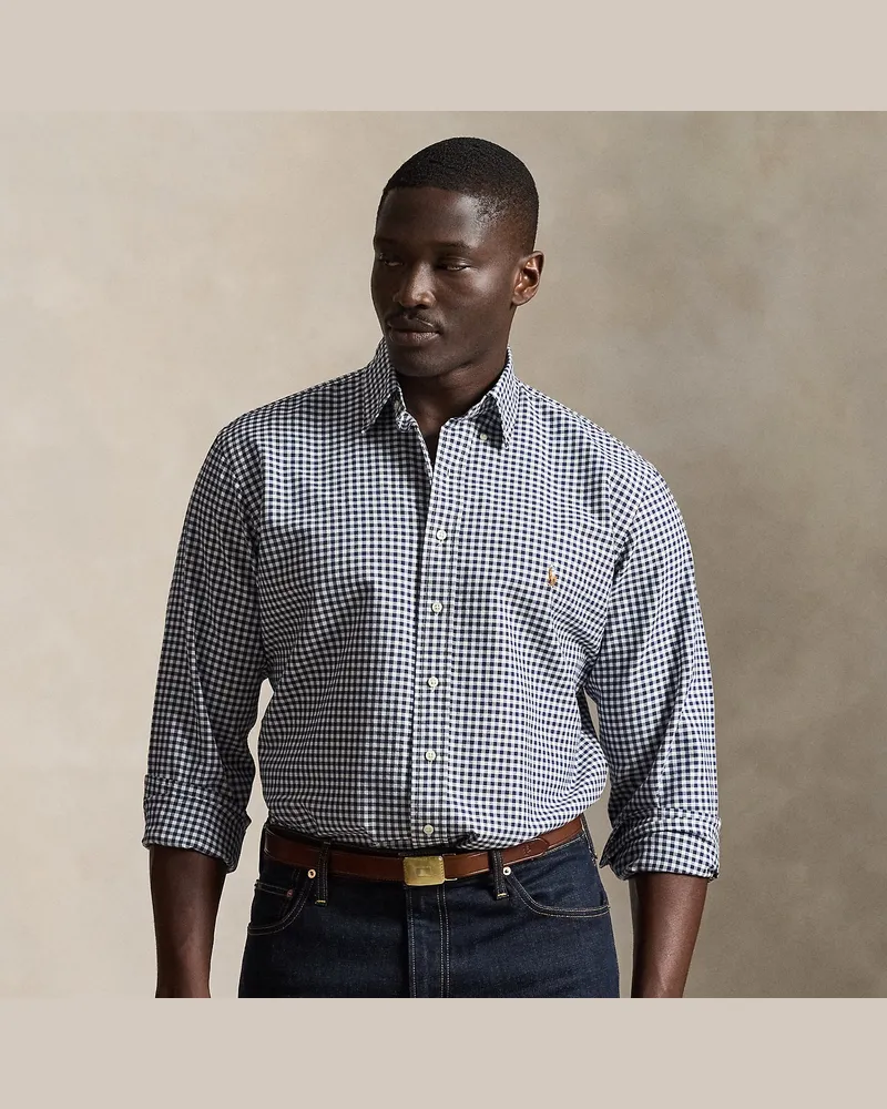 Ralph Lauren Große Größen - Oxfordhemd mit Ginganmuster White