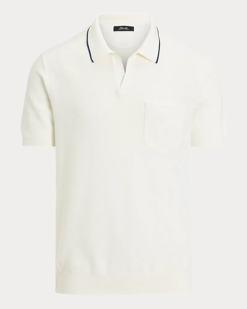 Ralph Lauren Performance-Pullover aus Piqué White