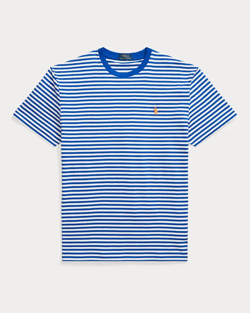 Ralph Lauren Classic-Fit Jersey-T-Shirt mit Streifen Blue