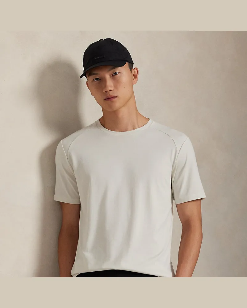 Ralph Lauren Performance-T-Shirt aus Jersey White