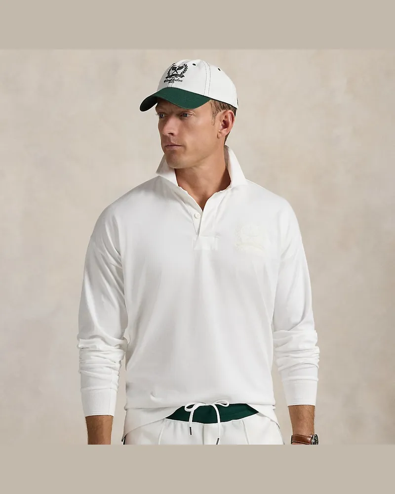 Ralph Lauren Vintage-Fit Rugbyhemd Wimbledon White