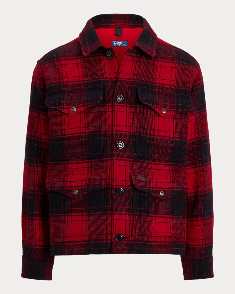 Ralph Lauren Wolljacke Nichols mit Karomuster Red