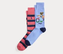2er-Pack Anzugsocken mit Polo Bear