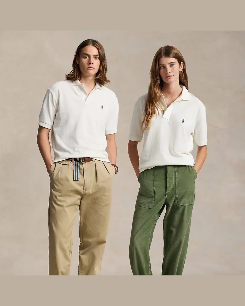 Ralph Lauren Original-Fit Piqué-Poloshirt White