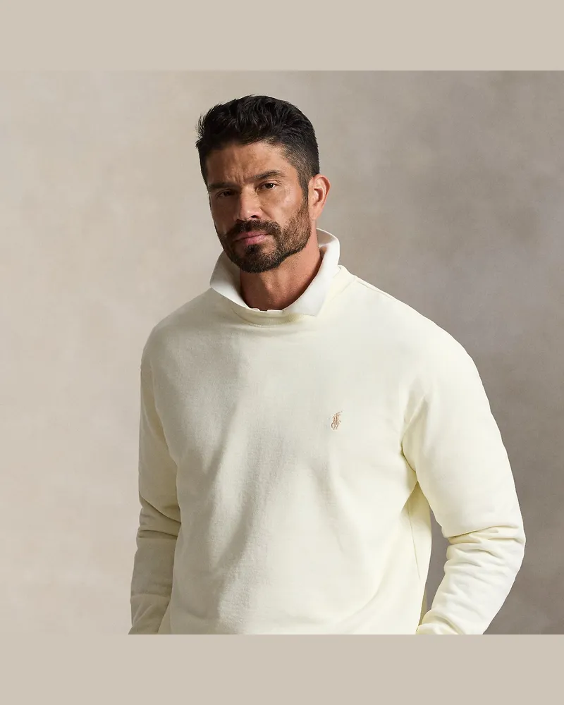 Ralph Lauren Große Größen - Sweatshirt aus Loopback-Fleece Cream