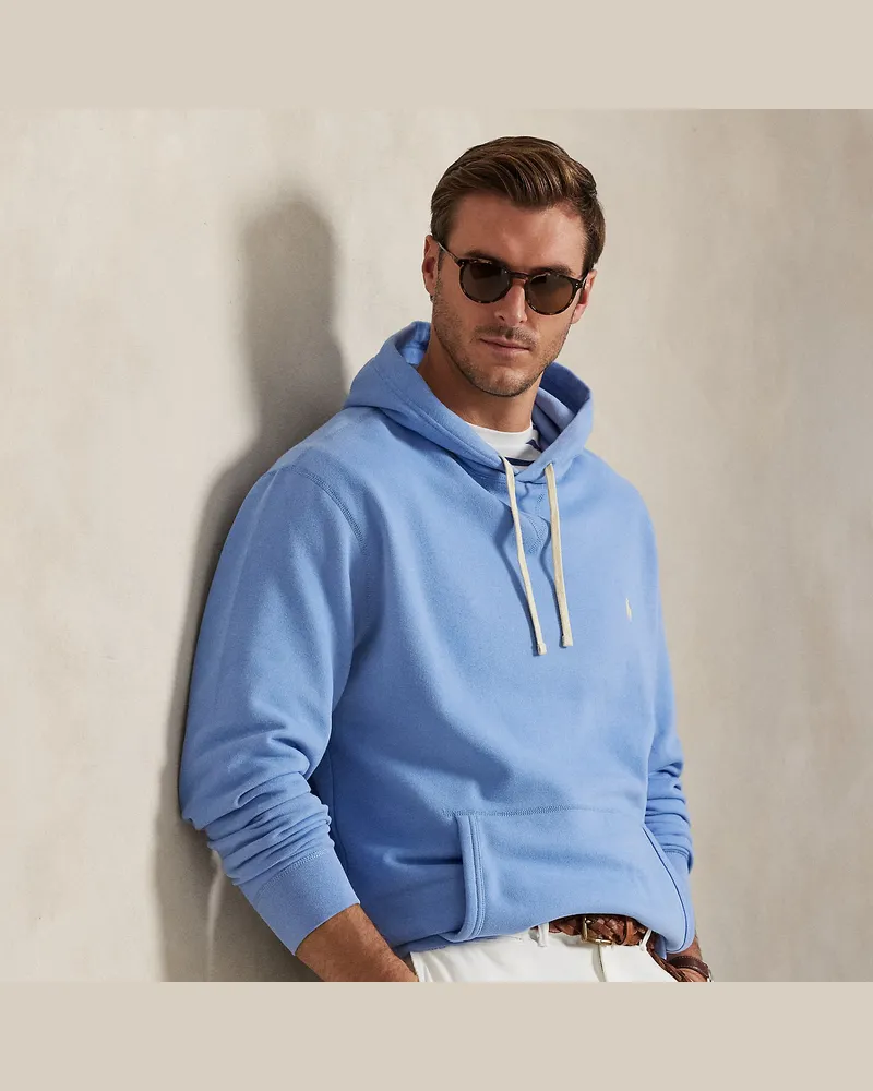 Ralph Lauren Große Größen - Das RL-Kapuzenshirt aus Fleece Blue