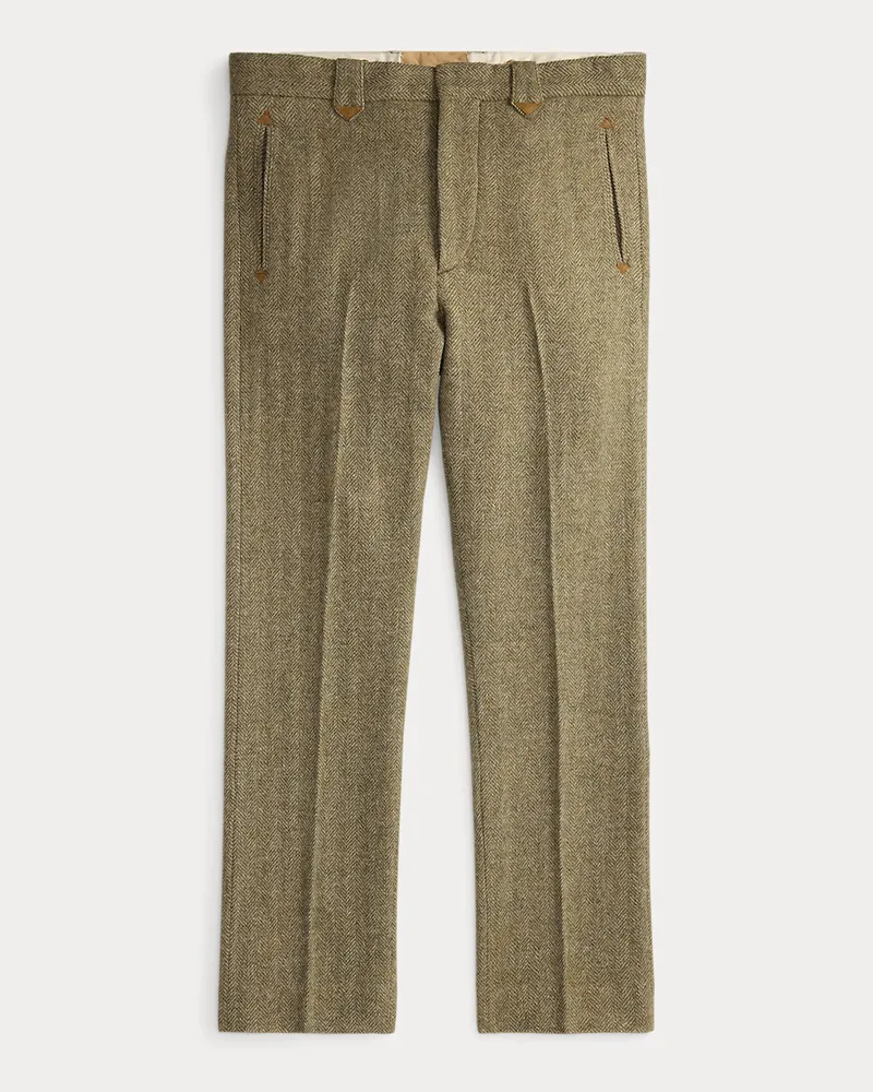 Ralph Lauren Slim-Fit Wollhose mit Fischgratmuster Multi