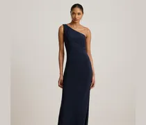 Einschultriges Stretchjersey-Abendkleid