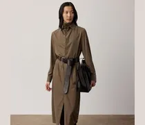 Verziertes Seiden-Cocktailkleid Adrien
