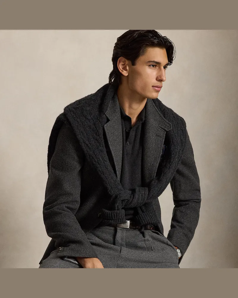 Ralph Lauren Das Sakko RL67 aus Kaschmir und Wolle Grey