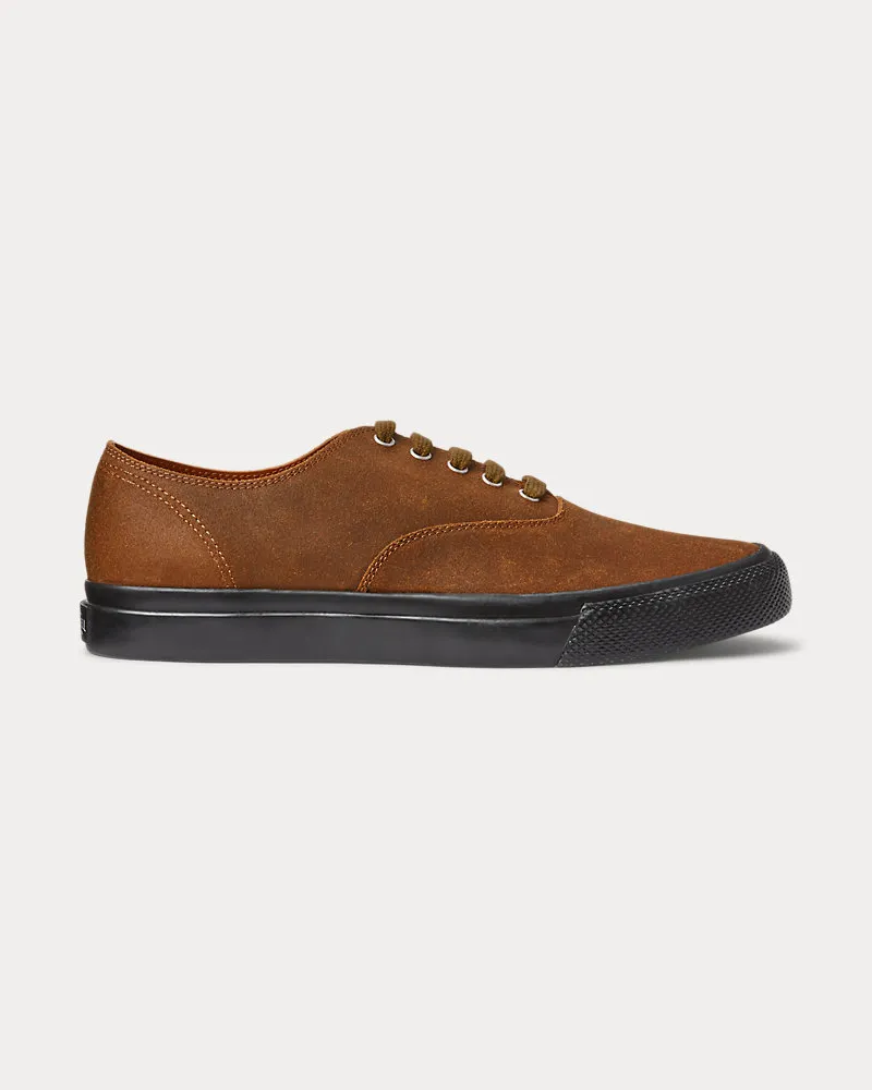 Ralph Lauren Sneaker aus Rauwildleder Brown