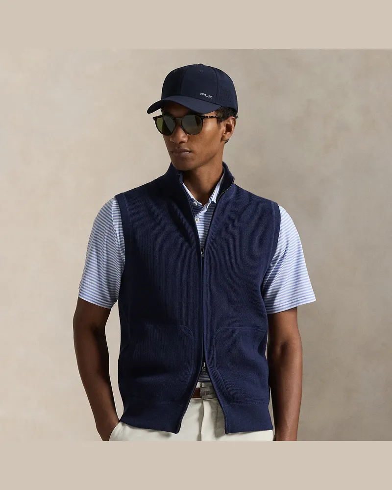 Ralph Lauren Performance-Pullunder mit Reißverschluss Blue