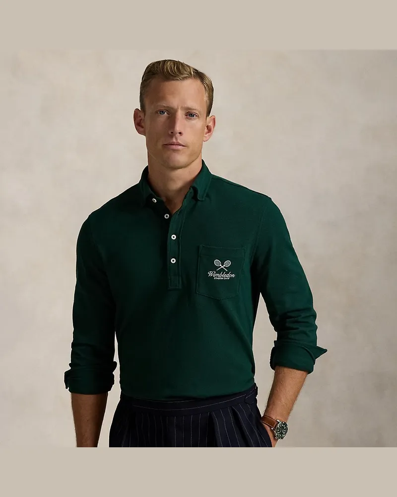 Ralph Lauren Classic-Fit Piqué-Poloshirt Wimbledon Green