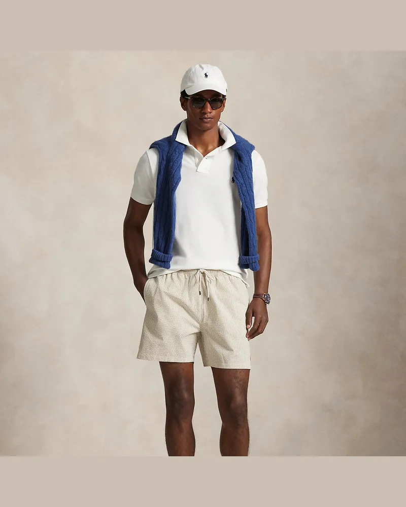 Ralph Lauren Klassische Badeshorts Traveler Tan