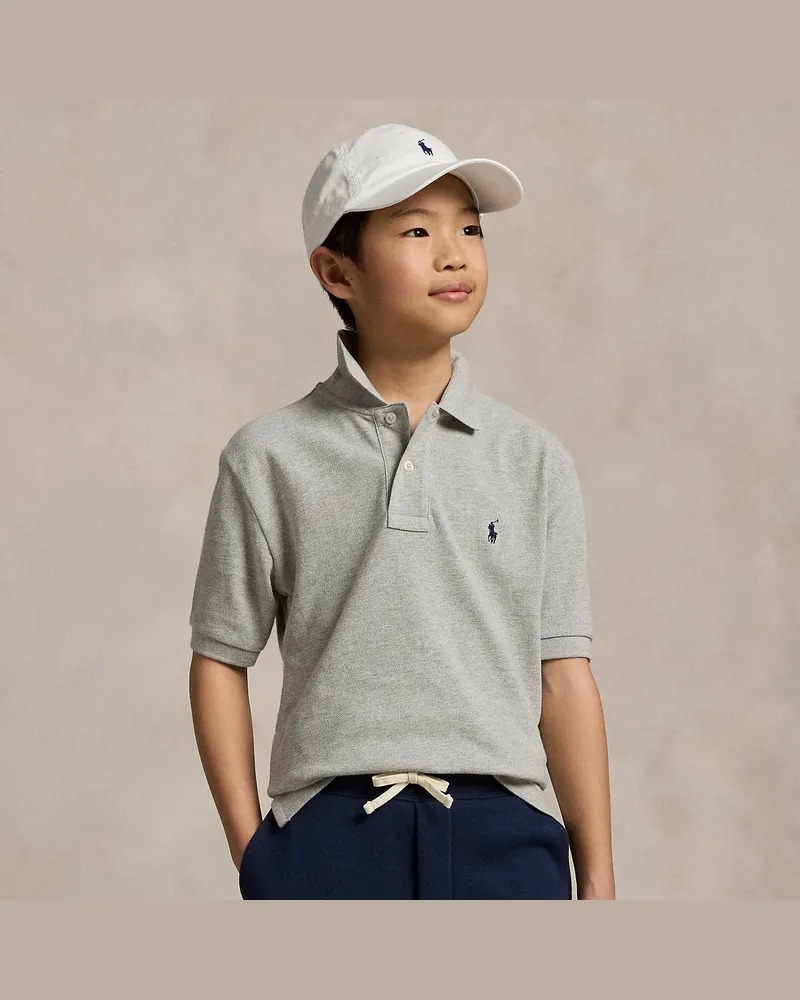 Ralph Lauren Poloshirt aus Baumwollpiqué Grey