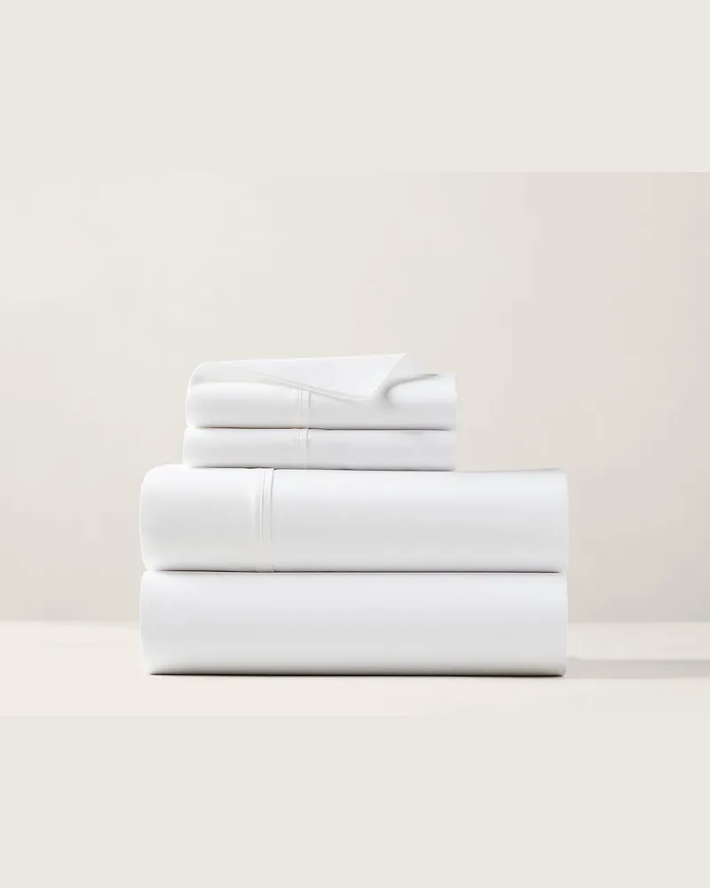 Ralph Lauren Home RL-Bettwäsche aus 464er-Perkal White