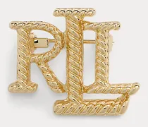 Vergoldeter Logo-Anstecker