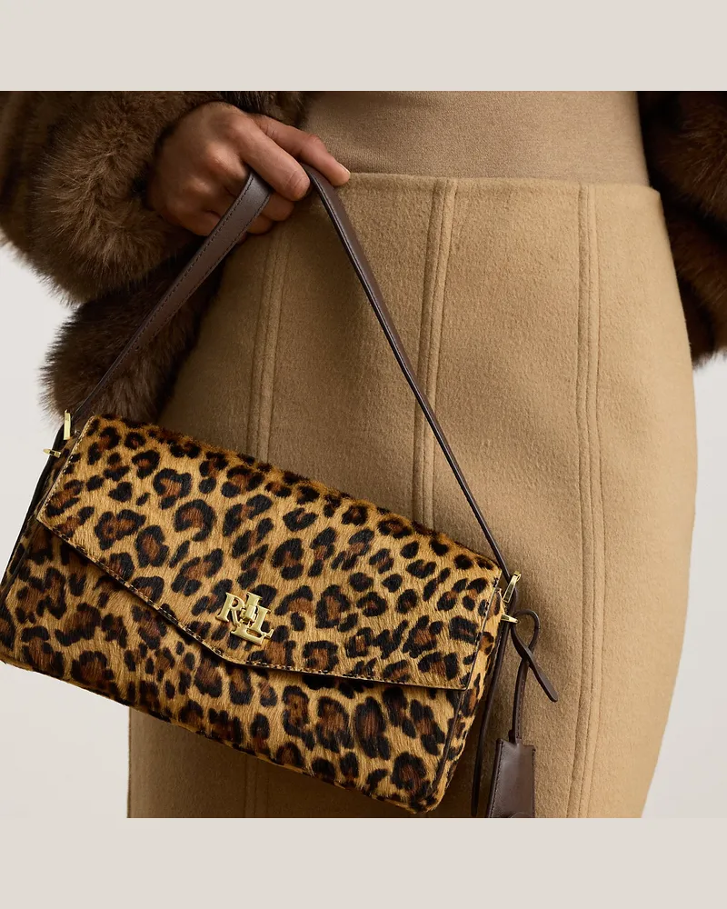 Ralph Lauren Mittelgroße Schultertasche Farrah Brown