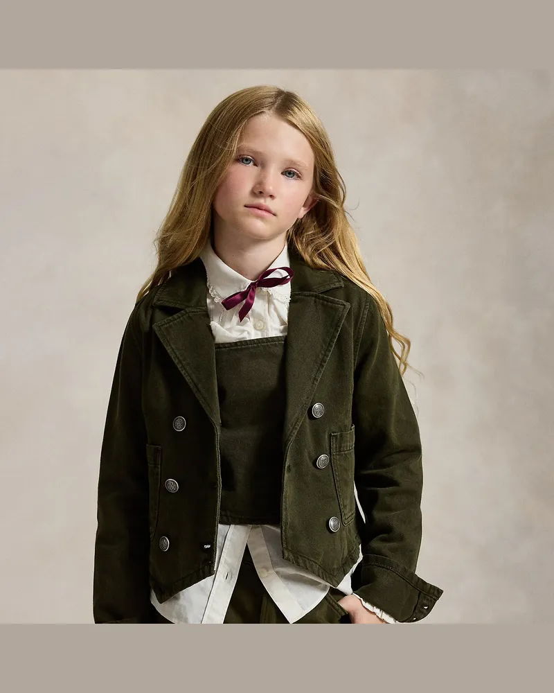 Ralph Lauren Denim-Blazer Green