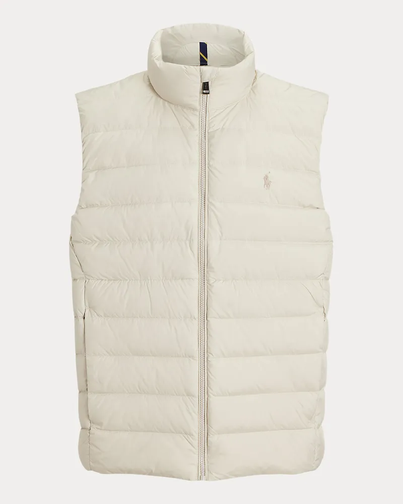 Ralph Lauren Die verstaubare Daunenweste Colden Cream