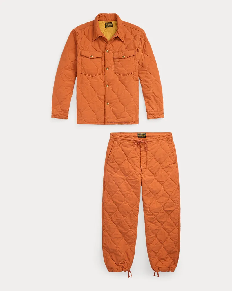 Ralph Lauren Gestepptes Set in limitierter Auflage Orange