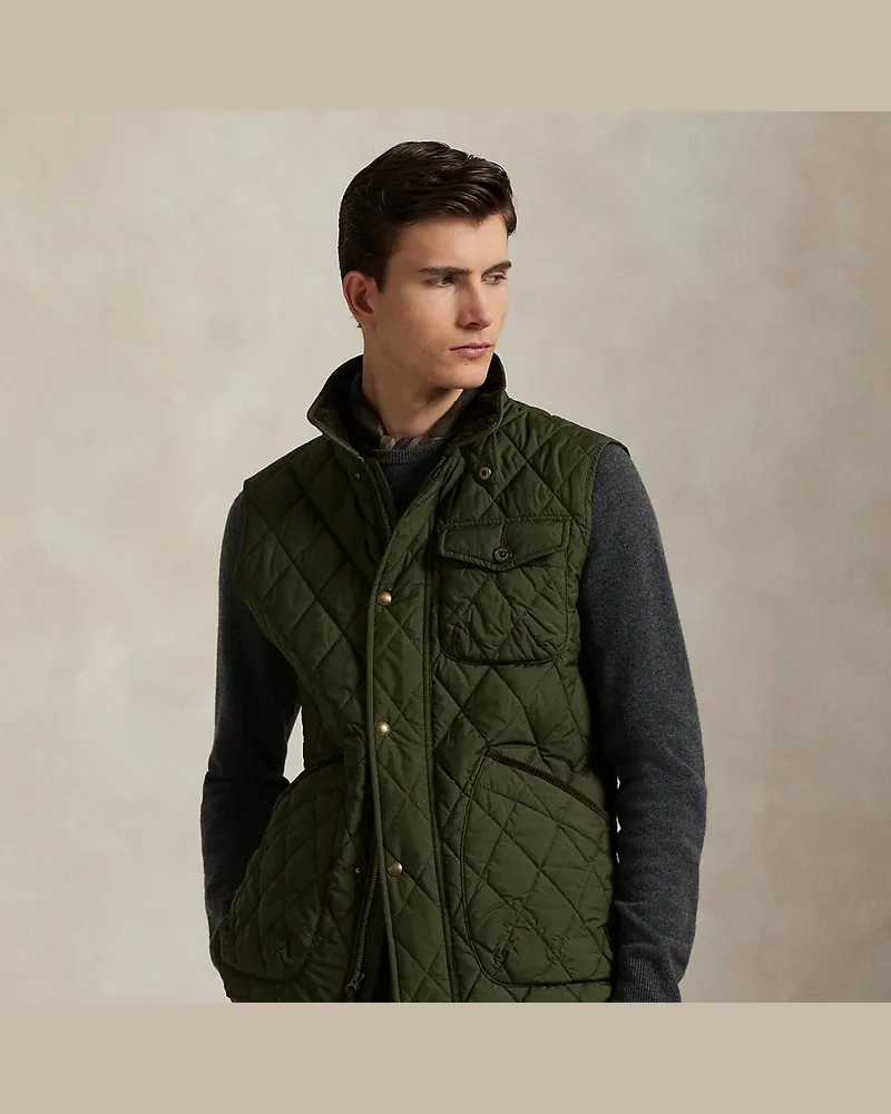 Ralph Lauren Die Utility-Steppweste Beaton Green
