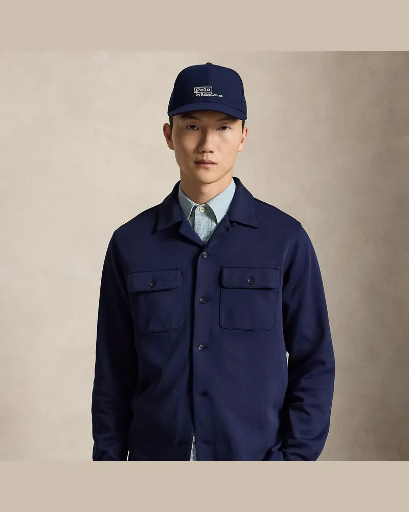 Ralph Lauren Doppellagiges Freizeit-Kurzarmhemd Blue