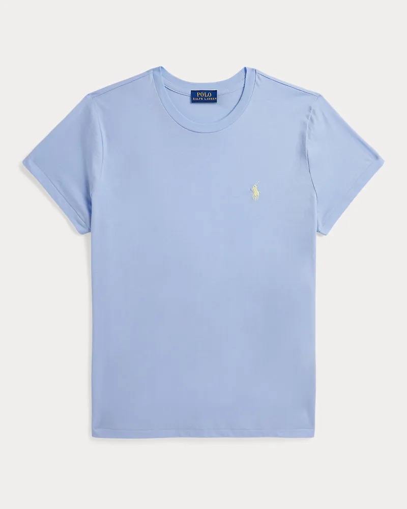 Ralph Lauren Classic-Fit Rundhals-T-Shirt aus Jersey Blue