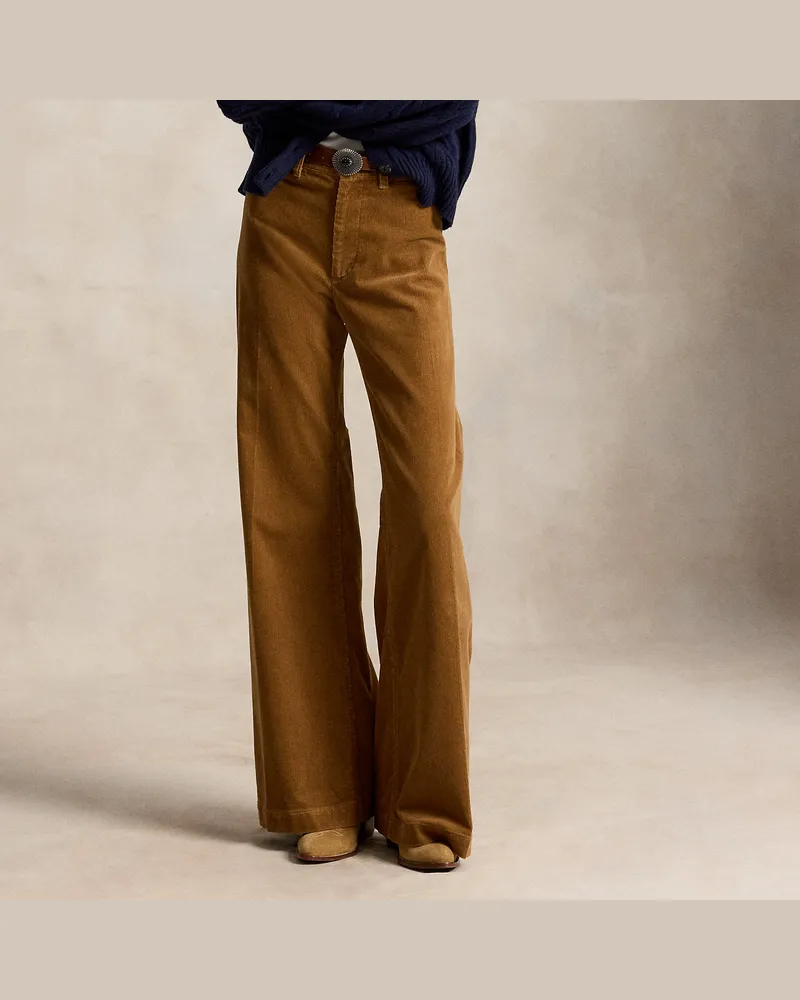 Ralph Lauren Kordsamthose Beaton Tan