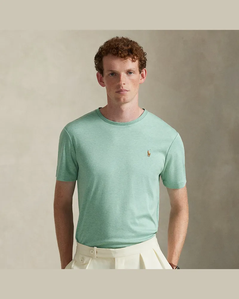 Ralph Lauren Weiches Custom-Slim-Fit T-Shirt Green