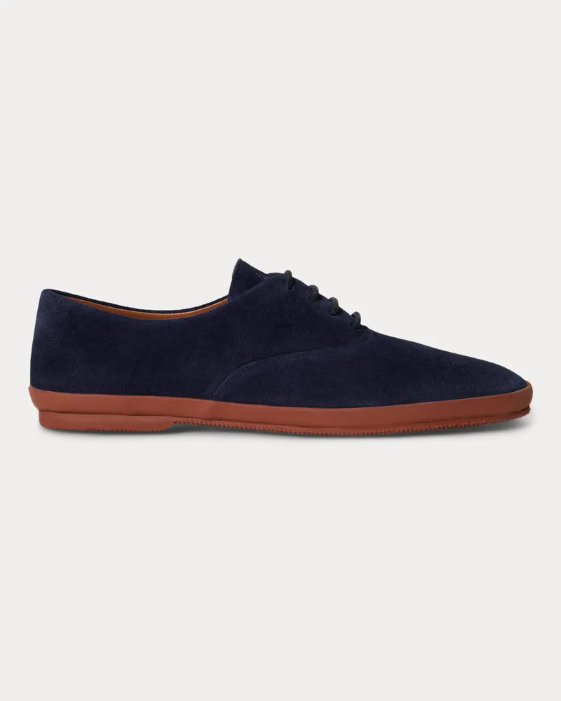 Ralph Lauren Niedriger Wildledersneaker Hanford Blue