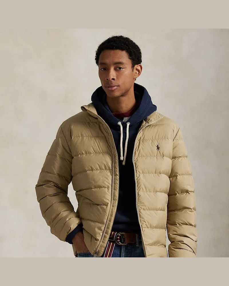 Ralph Lauren Die verstaubare Daunenjacke Colden Tan