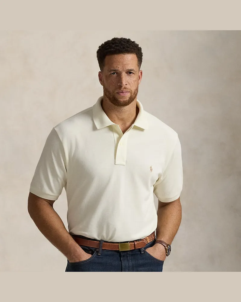 Ralph Lauren Große Größen - Das legendäre Piqué-Poloshirt Cream
