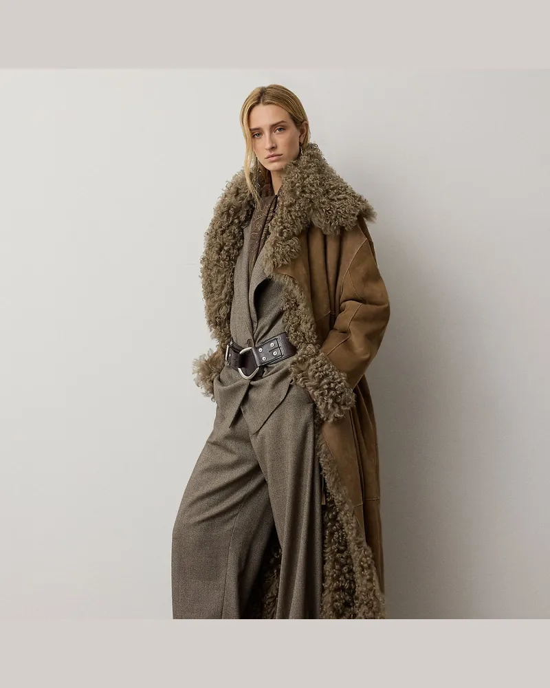 Ralph Lauren Wendbarer Woll-Lammfellmantel Justyn Brown