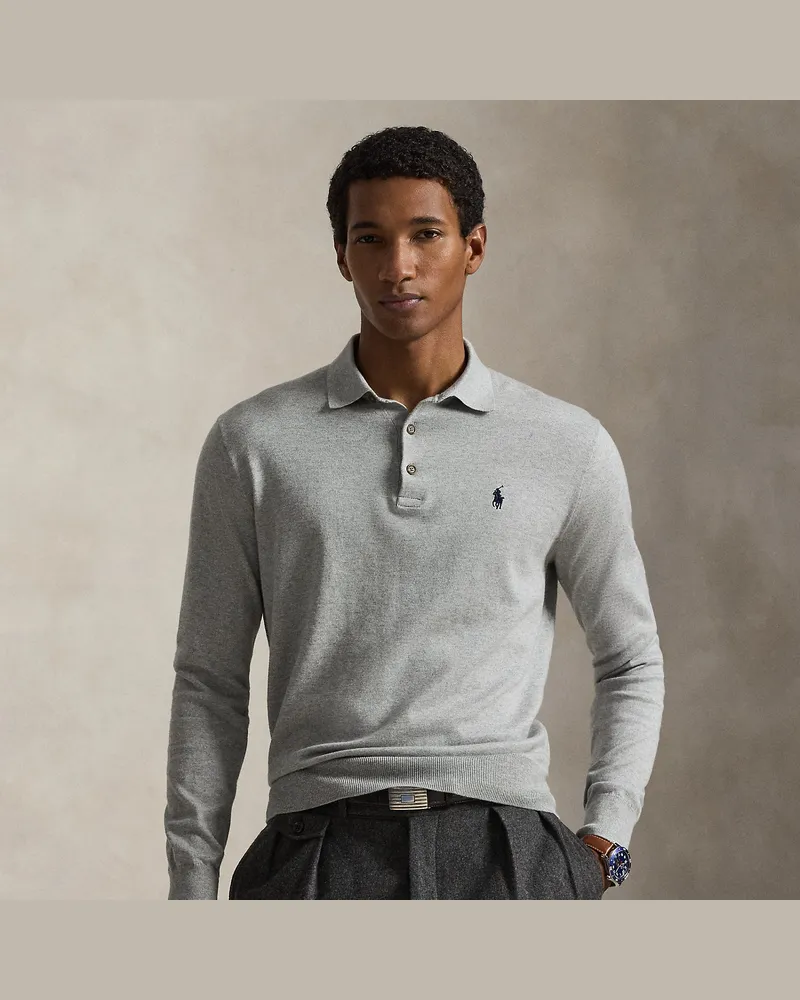 Ralph Lauren Polo-Pullover aus Baumwolle Grey