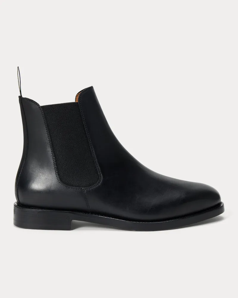 Ralph Lauren Chelsea-Stiefel Inserra aus Kalbsleder Black