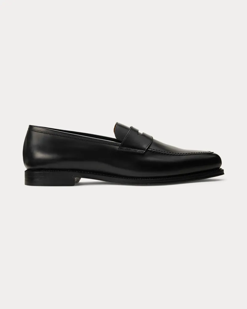 Ralph Lauren Pennyloafer Maestra aus Kalbsleder Black