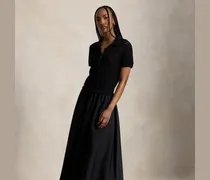 Baumwollkleid mit gestricktem Oberteil