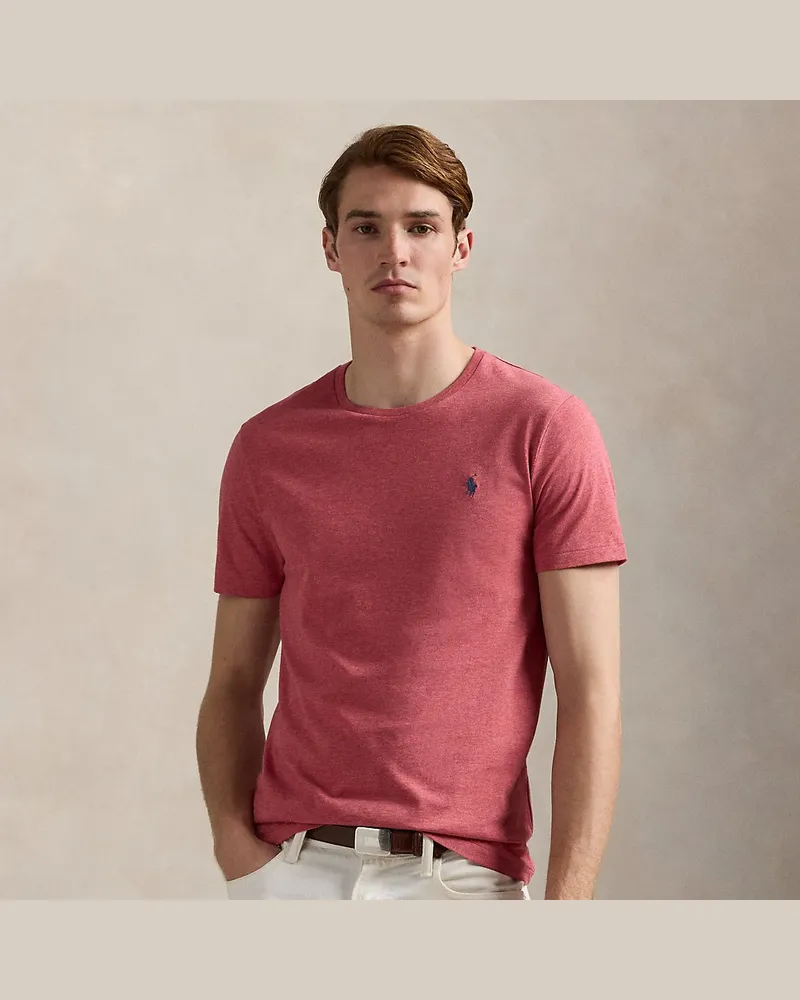 Ralph Lauren Custom-Slim-Fit Jersey-T-Shirt Red