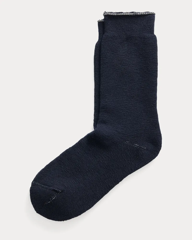 Ralph Lauren Melierte Stretch-Socken mit Baumwolle Blue
